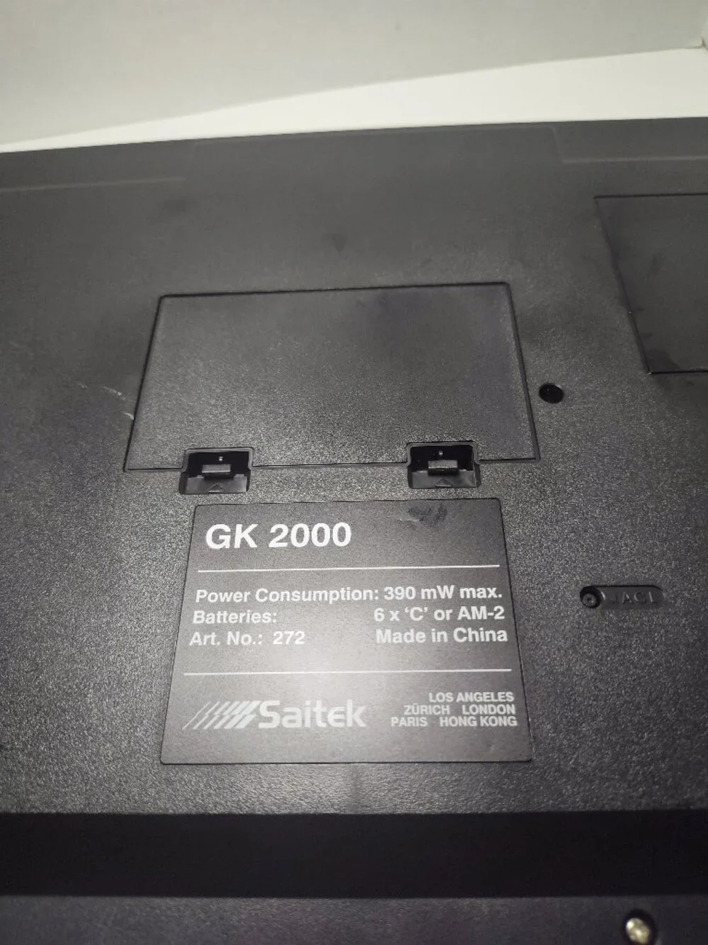 Saitek Kasparov GK 2000 Electronic Chess Computer Tested Works Complete w/Manual